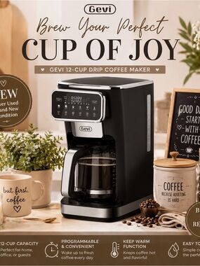 Gevi Programmable Drip Coffee Maker